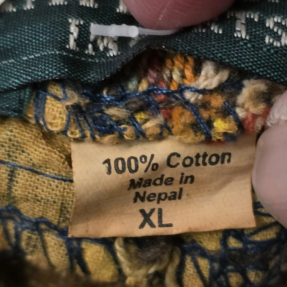 Kathmandu Boho Mushroom Patchwork Jacket XL Hooded Zip-Up Multicolor Festival - Picture 12 of 15